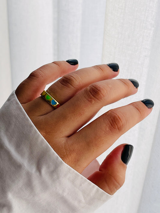 Anillo Heart Colors