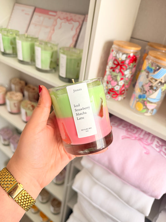 Iced Strawberry Matcha Candle