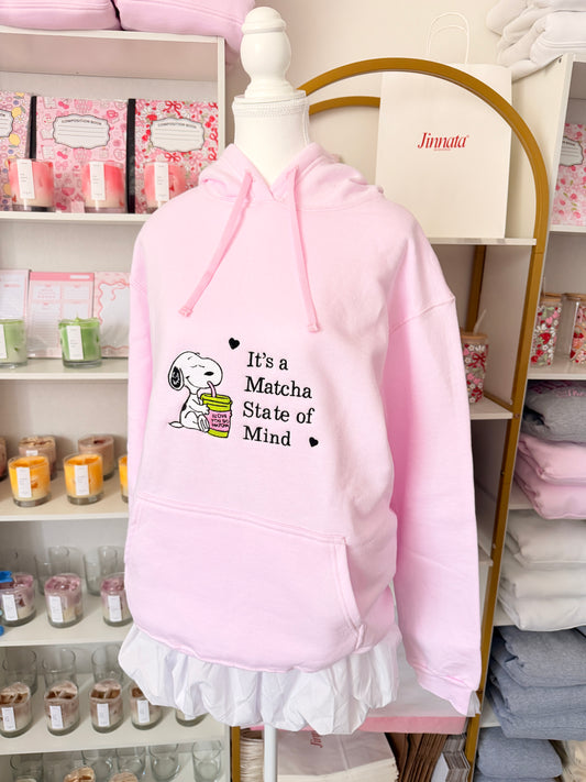 Hoodie Snoopy Matcha