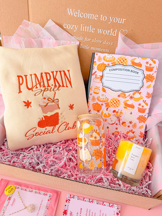 📦 Autum Pumpkin Spice Cozy Box