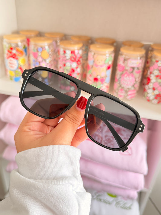 Lentes Aviator Negro Clasicos