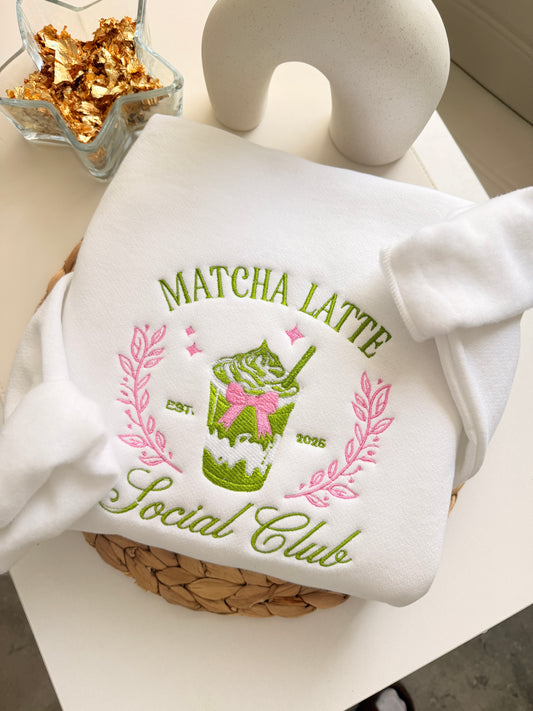 Hoodie Matcha Latte Social Club