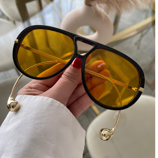 Lentes Tipo BV Naranja Gota