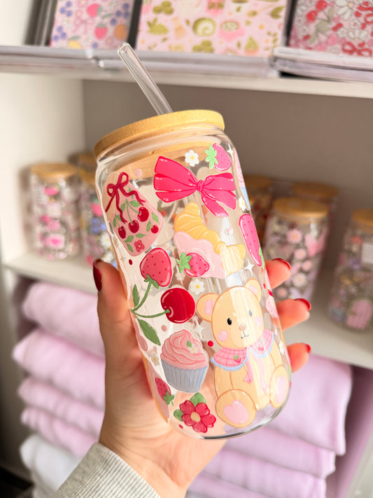 Glass Drinkware Bear