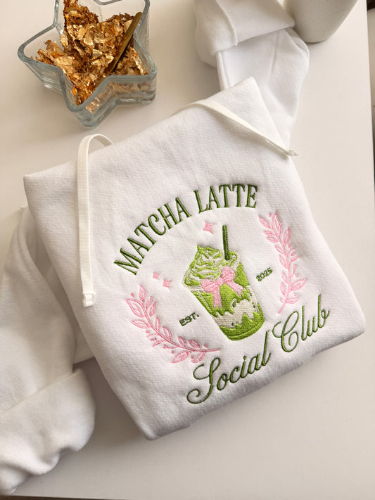 Hoodie Matcha Latte Social Club
