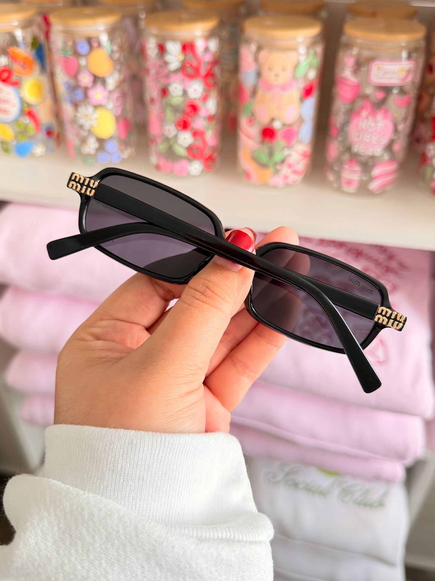 Lentes MM 089 Negro Rectangular