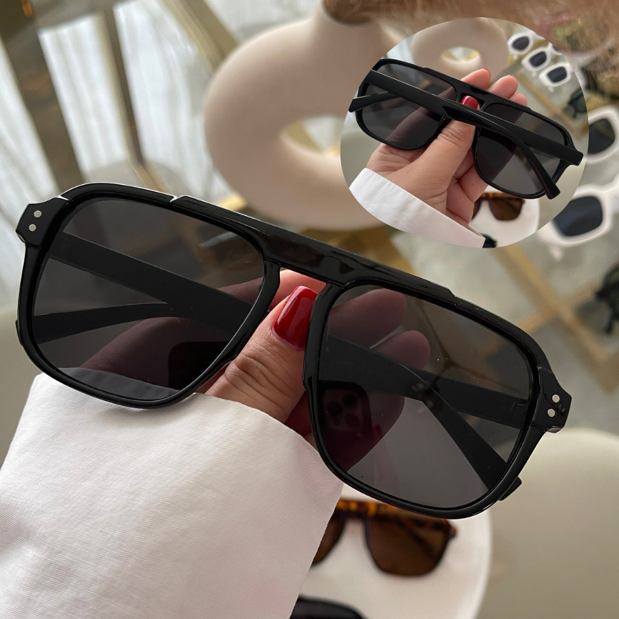 Lentes Aviator Negro Clasicos