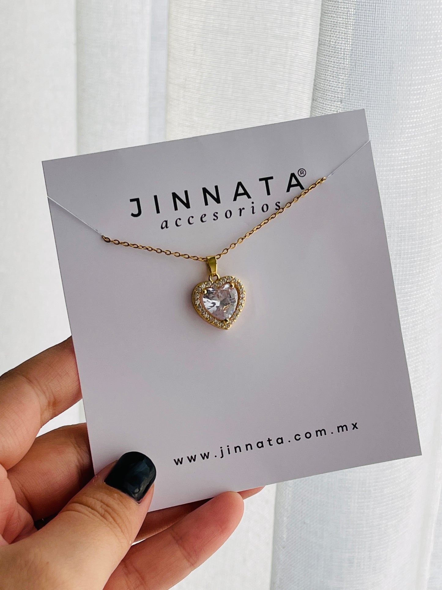 Collar Circón Corazón