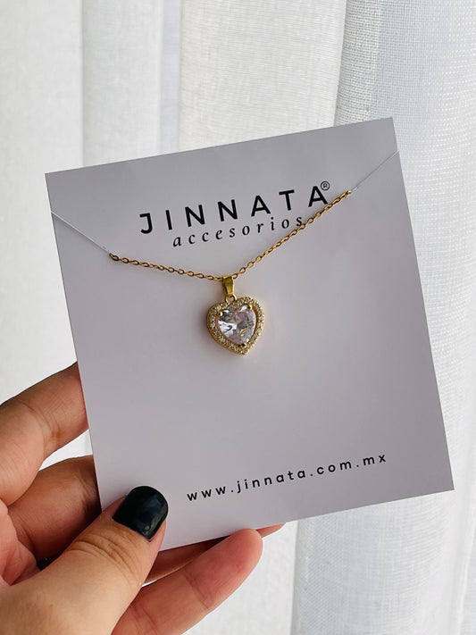 Collar Circón Corazón