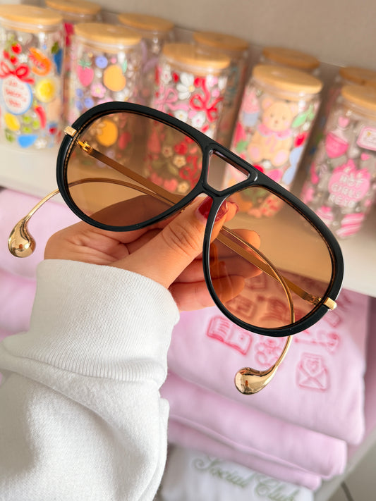 Lentes Tipo BV Ambar Gota