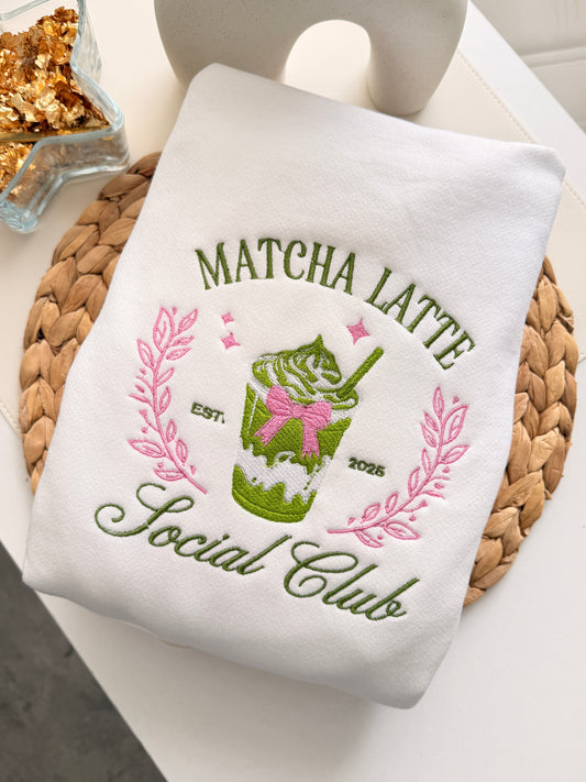 Hoddie Matcha Latte Social Club