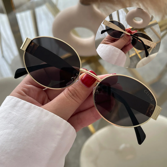 Lentes CL 011 Oval Dorados