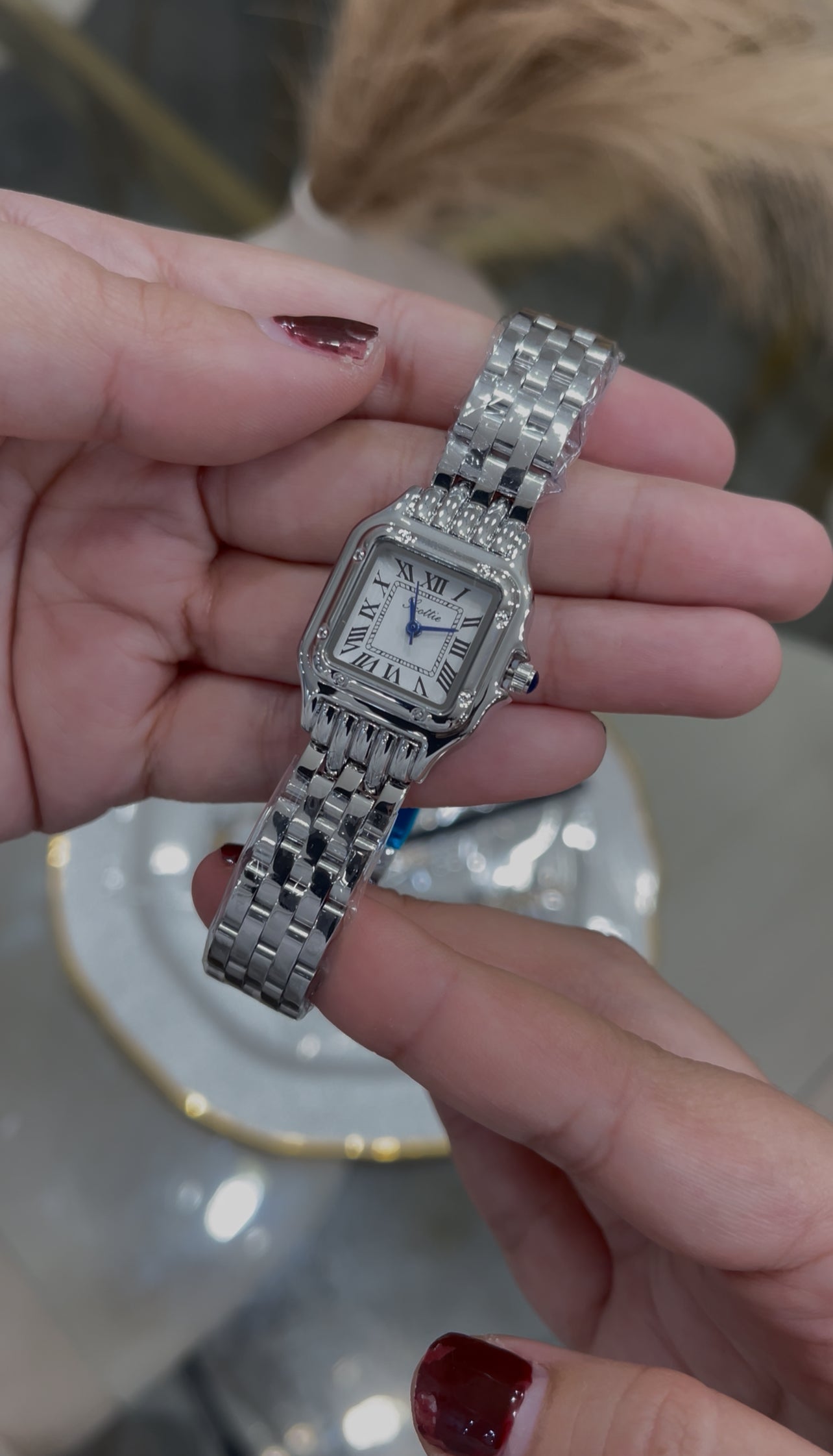 Reloj tipo CTR Acero Inoxidable Plateado