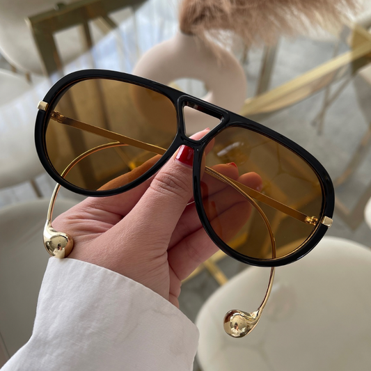 Lentes Tipo BV Ambar Gota