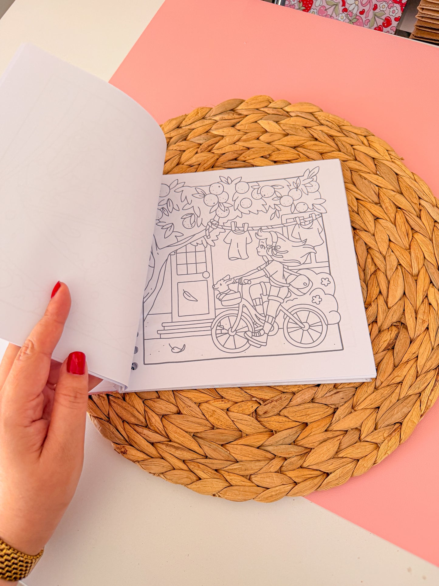 Coloring Book Cozy Girl Moments