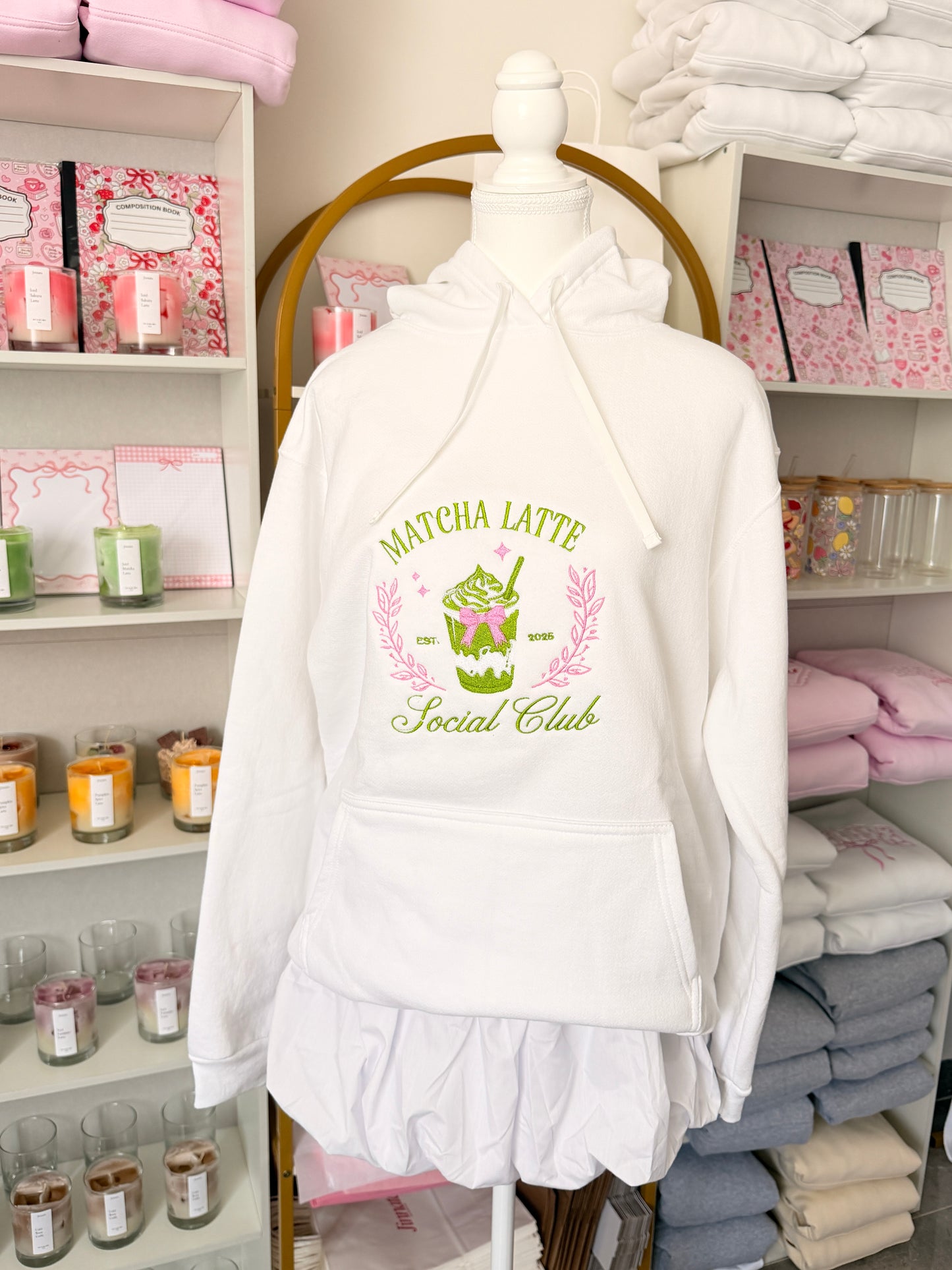 Hoodie Matcha Latte Social Club