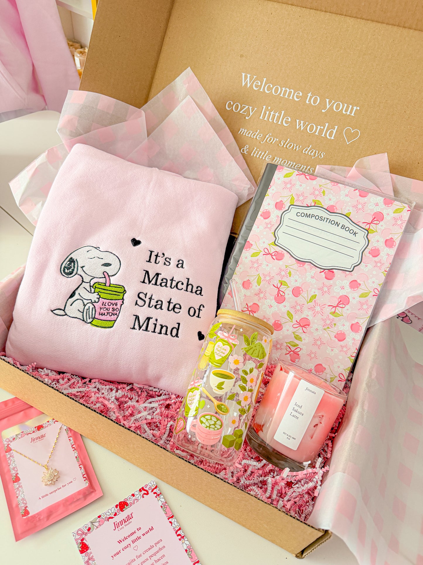 📦 Snoopy Matcha Cozy Box