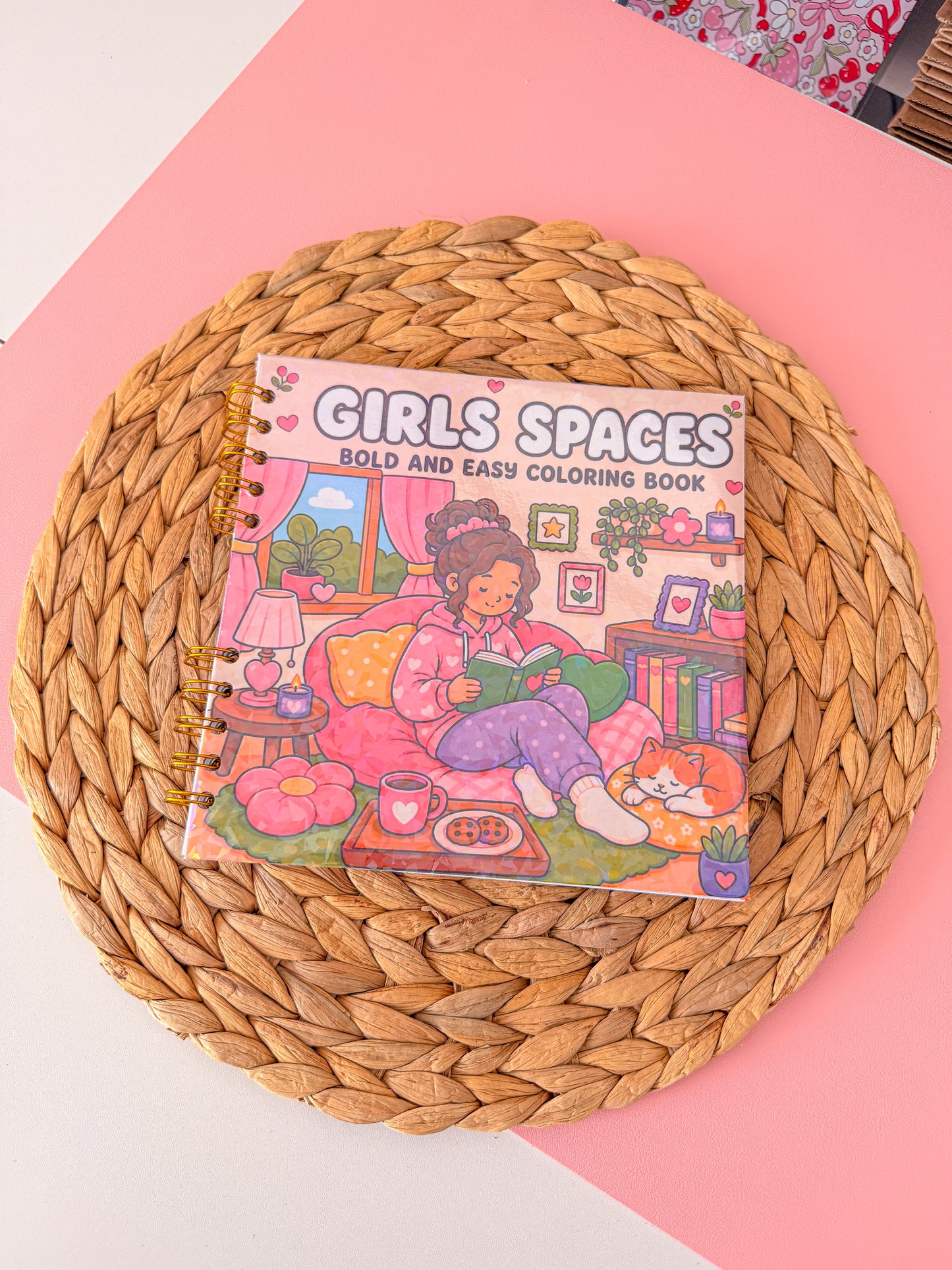 Coloring Book Girls Spaces