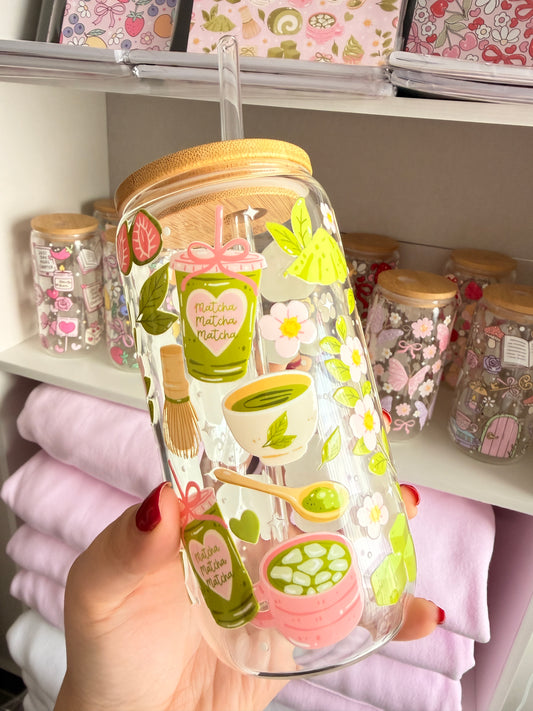 Glass Drinkware Matcha