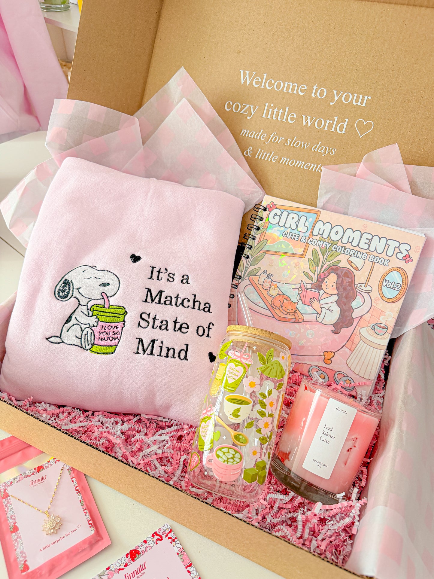📦 Snoopy Matcha Cozy Box