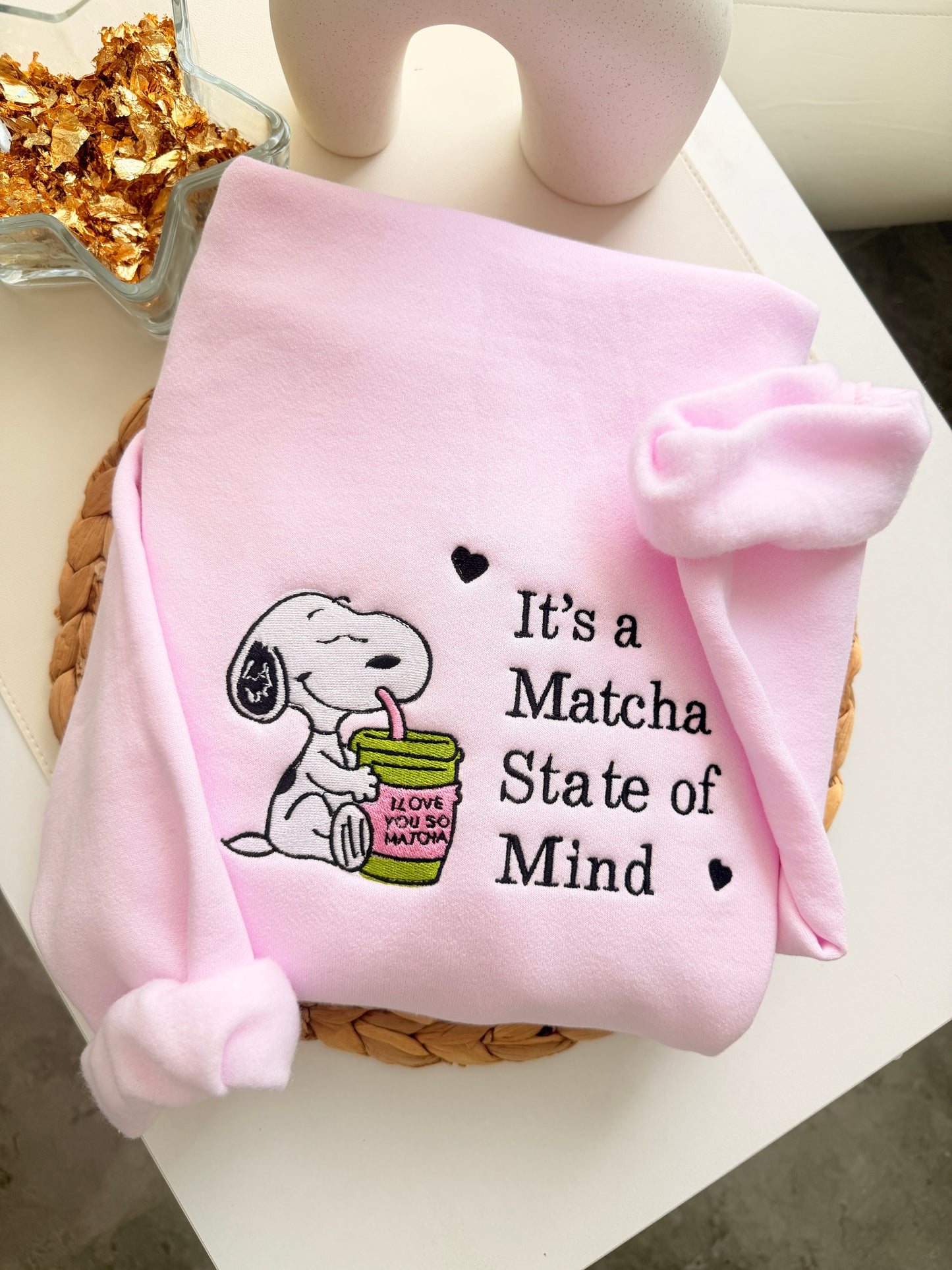 Hoodie Snoopy Matcha