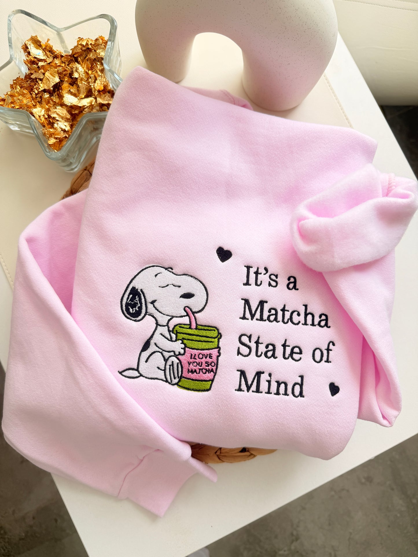 Hoodie Snoopy Matcha
