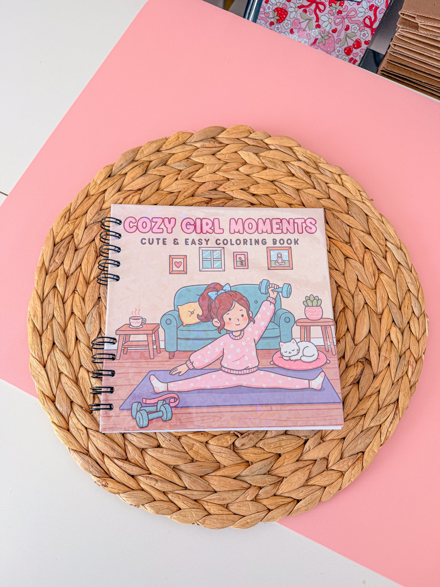 Coloring Book Cozy Girl Moments