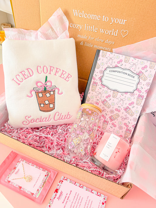 📦 Ice Coffe Lover Cozy Box