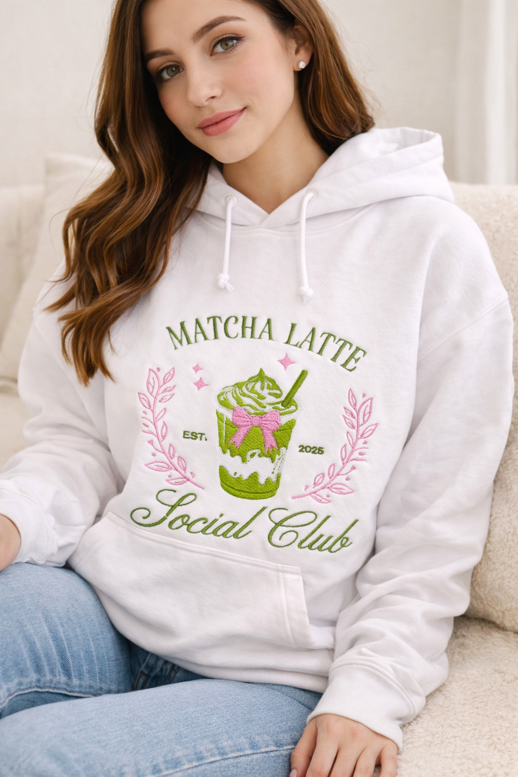 Hoodie Matcha Latte Social Club