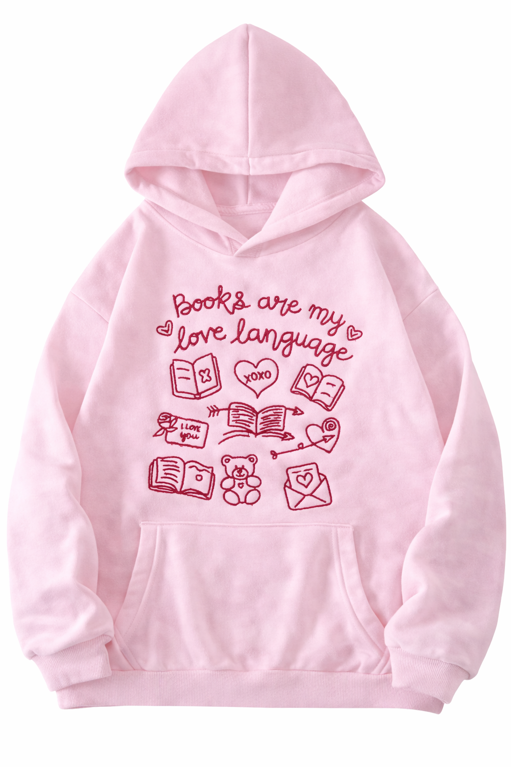 Hoodie Books Love Lenguage