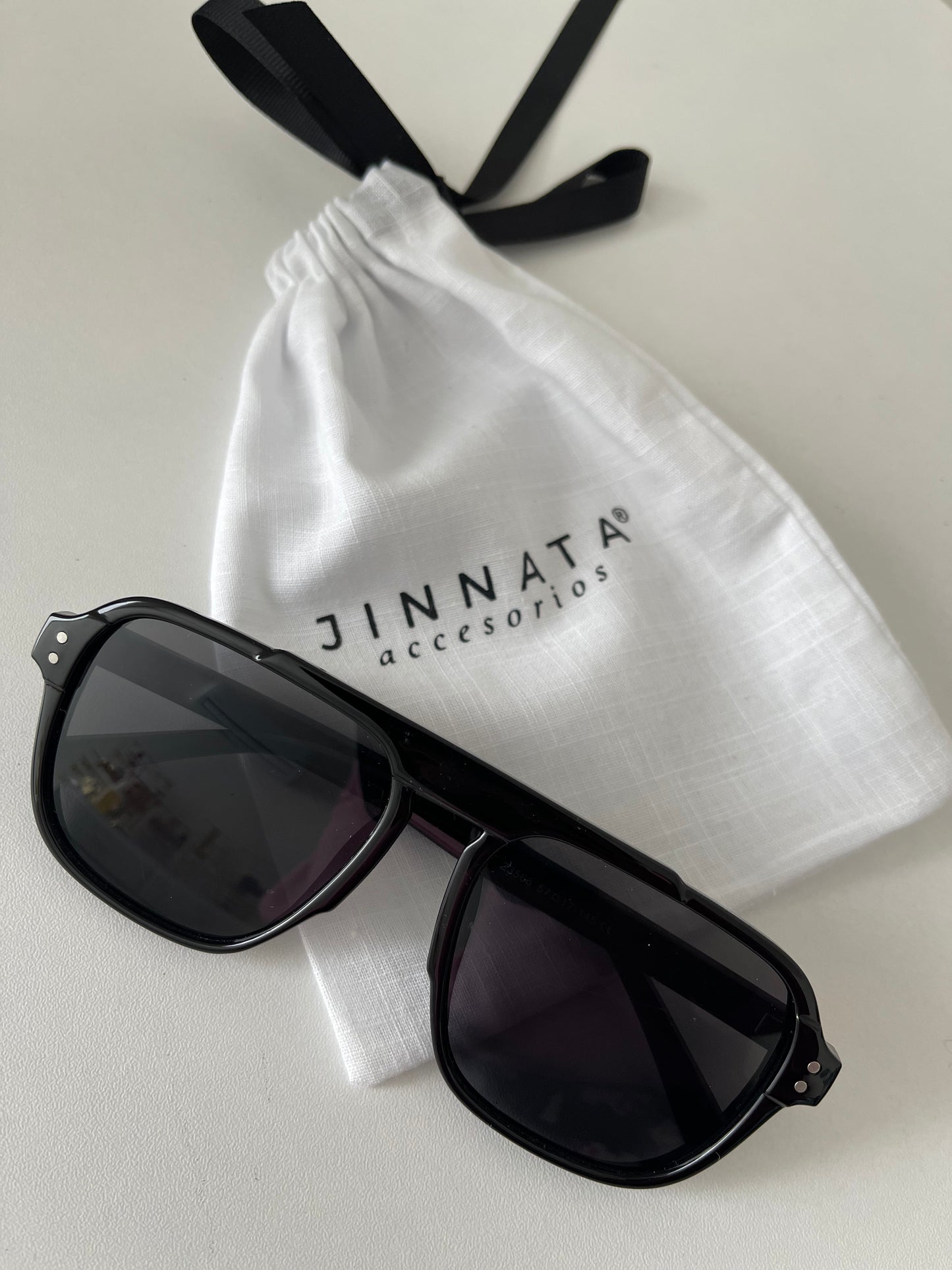 Lentes Aviator Negro Clasicos